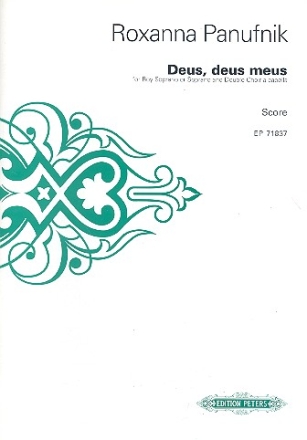 Deus Deus Meus for soprano (boy soprano), and mixed chorus a cappella Score