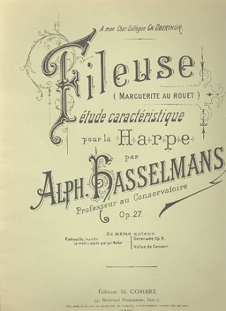 Fileuse op.27 pour harpe