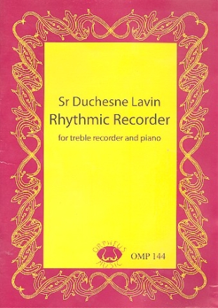 Rhythmic Recorder for treble recorder and piano
