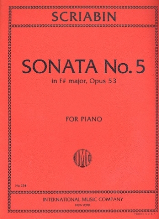 Sonata in F Sharp Major no.5 op.53 for piano