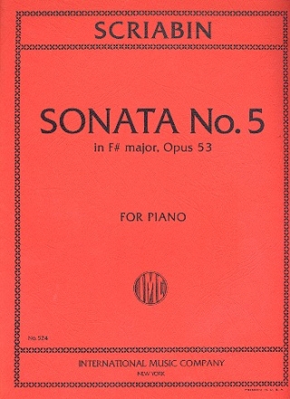 Sonata in F Sharp Major no.5 op.53 for piano