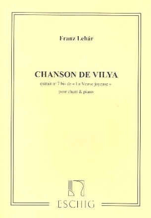 Chanson de Vilya (G-Dur) fr hohe Singstimme und Klavier (fr)