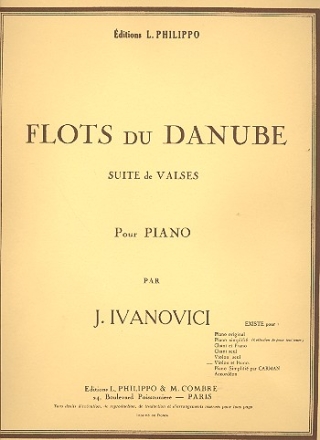 Flots du Danube pour violon et piano