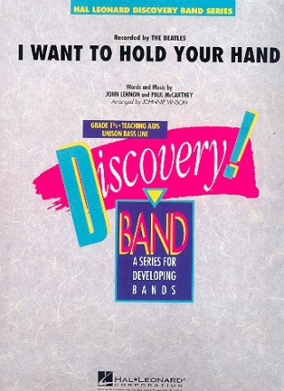 I want to hold your Hand: for concert band score and parts