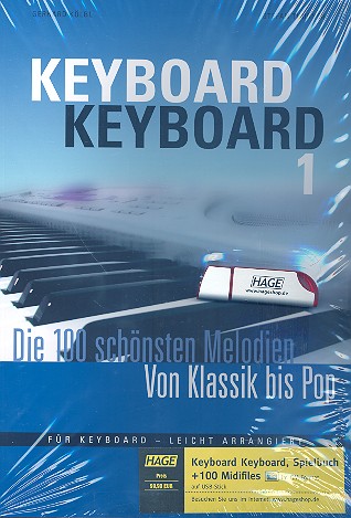 Keyboard Keyboard (+GM-Midifiles auf USB-Stick): songbook Klavier/Gesang/ Gitarre/Keyboard