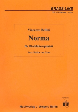 Norma fr 2 Trompeten, Horn in F, Posaune und Tuba Partitur und Stimmen