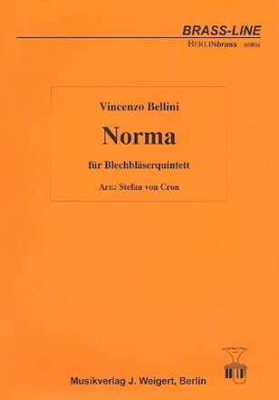 Norma fr 2 Trompeten, Horn in F, Posaune und Tuba Partitur und Stimmen
