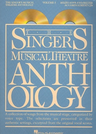 Singer's Musical Theatre Anthology vol.3 for mezzosoprano 2 CD's