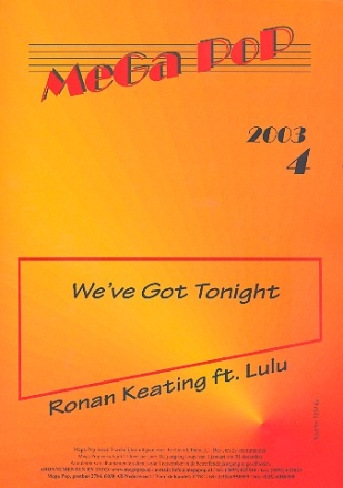 We've got tonight: fr Es-Instrument (mit Text und Akkorden)