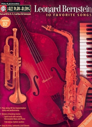 Leonard Bernstein (+CD) for Bb, Eb, C and bass clef instruments