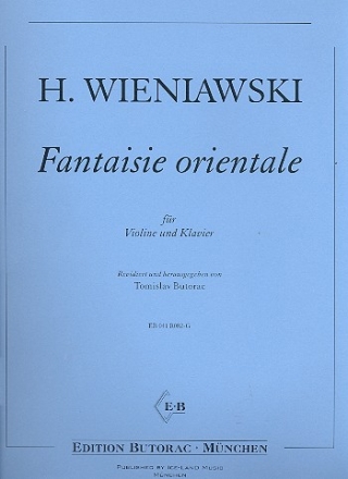 Fantaisie orientale fr Violine und Klavier