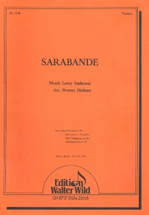 Sarabande fr Akkordeonorchester Partitur
