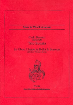 Triosonate fr Oboe, Klarinette und Fagott Partitur und Stimmen