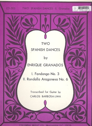 2 Spanish Dances for guitar