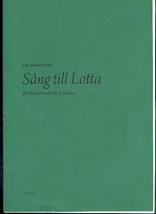 Sang till Lotta in F Major for bass trombone and piano