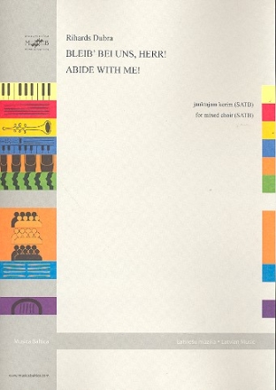 Abide with me for mixed chorus a cappella score
