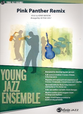 Pink Panther Remix: for young jazz ensemble score and parts