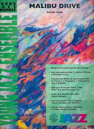 Malibu Drive (+CD): for young jazz ensemble score and parts