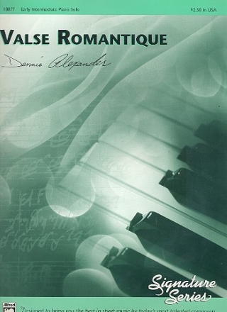 Valse romantique for piano