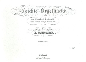 Leichte Orgelstcke op.2 Band 2 fr Orgel