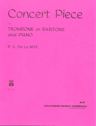 Concert Piece for trombone (baritone) and piano