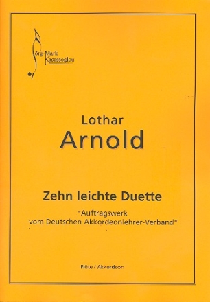 10 leichte Duette fr Flte und Akkordeon Partitur und Stimme