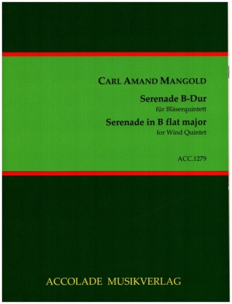 Serenade  fr Flte, Oboe, Klarinette, Horn und Fagott Partitur und Stimmen