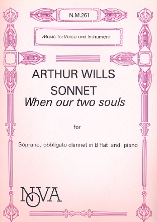 Sonnet for soprano, clarinet and piano score and parts