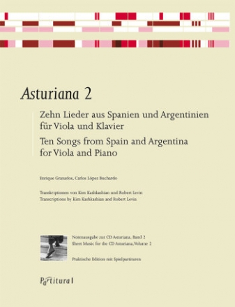 Asturiana Band 2 fr Viola und Klavier 2 Partituren