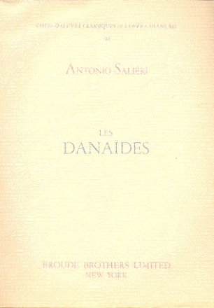 Les Danaides Klavierauszug (fr)