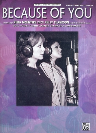 Because of You: for 2 voices and piano