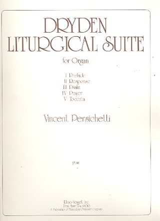 Dryden liturgical Suite op.144 for organ