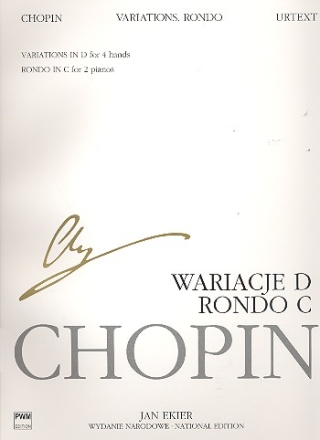 National Edition vol.35 B 9 Rondo for 2 pianos and Variations for piano 4 hands