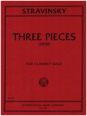 3 Pieces for clarinet