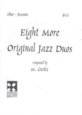 8 More Original Jazz Duos for hautbois and bassoon score