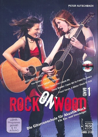 Rock on Wood Band 1 (+DVD-ROM): fr Gitarre/Tabulatur