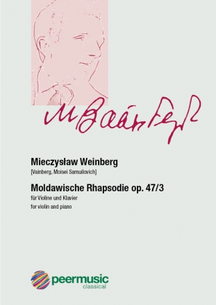 Moldawische Rhapsodie op.47/3 fr Violine und Klavier
