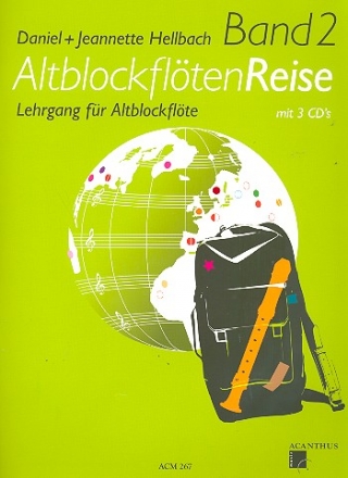 Altblockfltenreise Band 2 (+3 CD's) Lehrgang fr Altblockflte