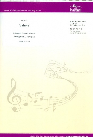 Valerie: for big band score and parts