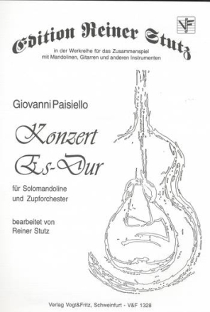 Konzert Es-Dur fr Mandoline und Zupforchester Partitur
