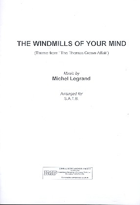 The Windmills of your Mind for mixed chorus and piano score