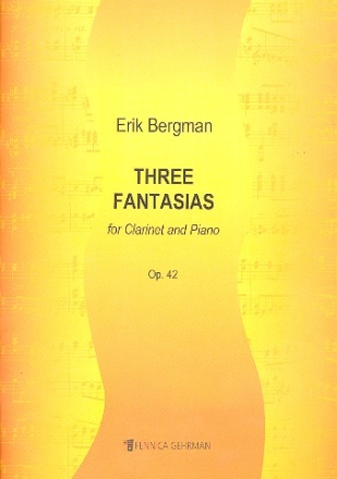 3 Fantasias op.42 for clarinet and piano