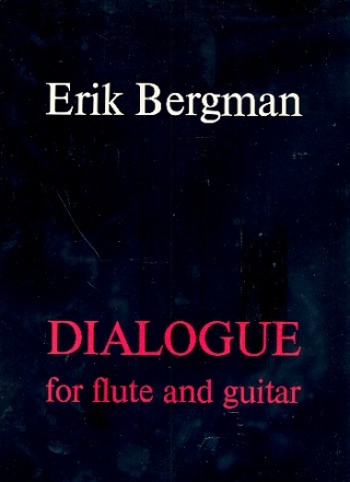 Dialogue for flute and guitar score