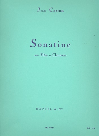 Sonatine pour flute et clarinet 2 partitions