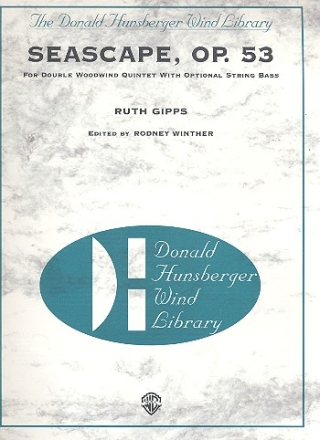 Seascape op.53 for 2 flutes, oboe, english horn, 2 clarinets, 2 bassoons and 2 horns (bass ad lib) score and parts