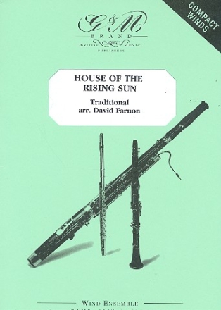 House of the rising Sun for wind ensemble score and parts