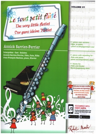 Le tout petit flut (+Online Audio) pour flute et piano