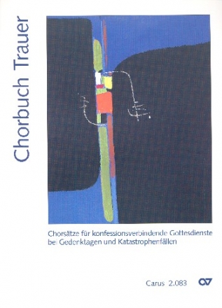 Chorbuch Trauer fr gem Chor a cappella Partitur