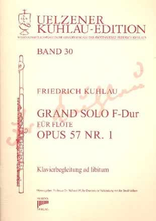Grand Solo F-Dur op.57,1 fr Flte (Klavier ad lib) Stimmen