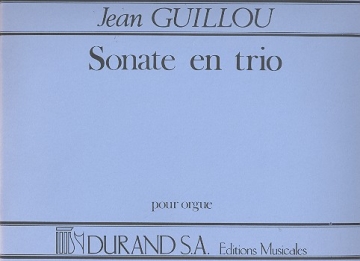 Sonate en trio pour orgue